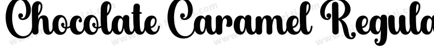 Chocolate Caramel Regular字体转换